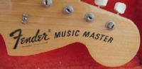 logo Fender Musicmaster Music-Master 1968-1975