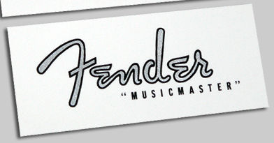 logo Fender Music Master 1956-1964 logo Fender Music Master 1956-1964