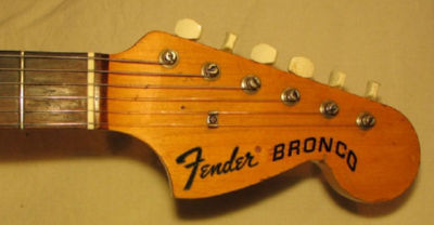 Fender Bronco original restauration